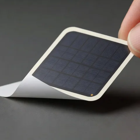 Fingers peeling a FindStick off its backing liner.